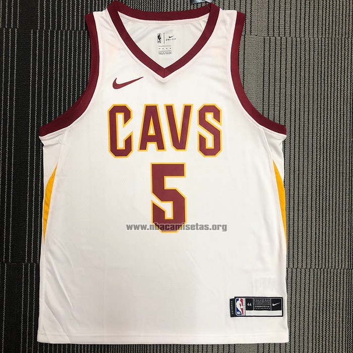 Camiseta Cleveland Cavaliers Cavaliers Dennis Smith NO 5 Association 2017-18 Blanco